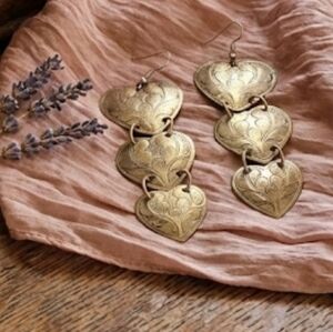 Vintage 80s supply Women's Gold colored brass Jewellery